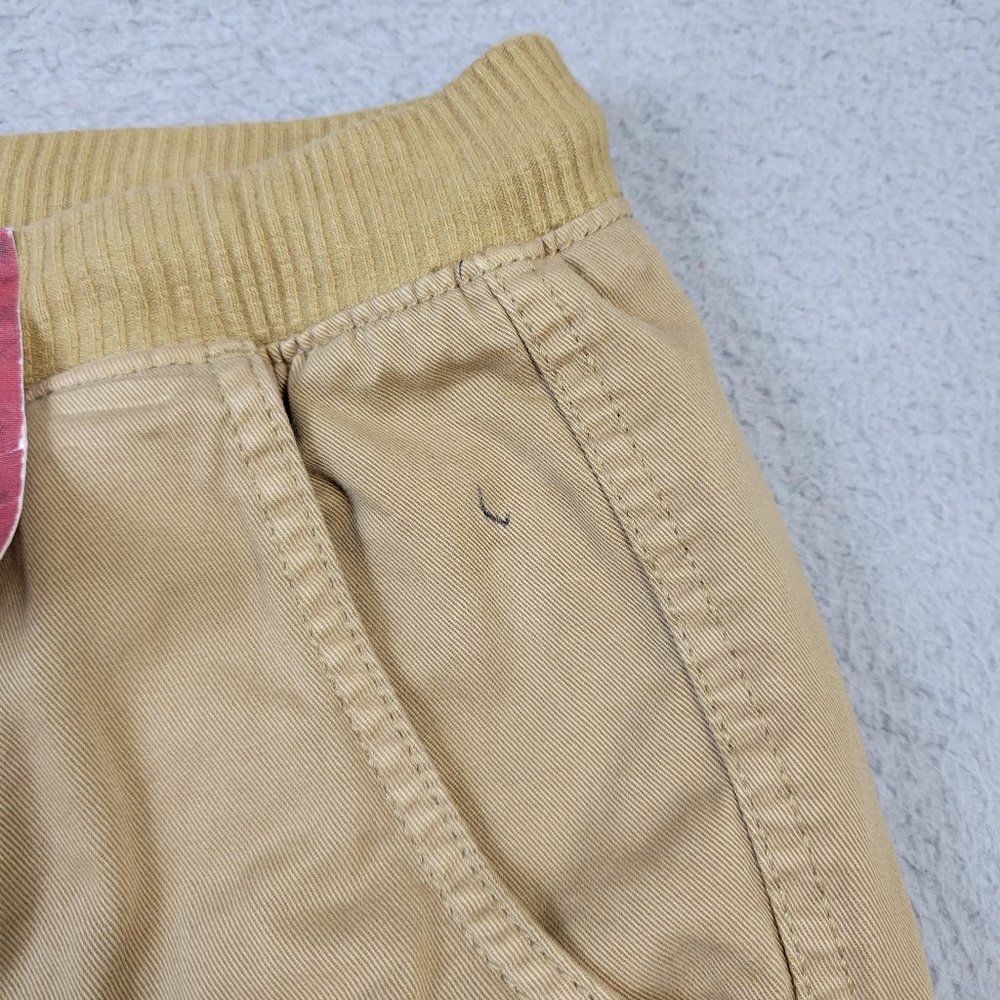 Arizona Jeans Cargo Jogger Pants Men's Size 34 Tapered Fit Elastic Cuffs Beige - Picture 10 of 12